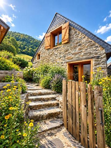 À seulement 9 km de Bagnères-de-Bigorre, au cœur de la recherchée vallée de Lesponne, découvrez cette authentique grange pyrénéenne rénovée d’environ 82 m².

Située dans un petit hameau de granges, elle offre un environnement calme et préservé, avec une vue sur les paysages de montagne. Son intérieur a conservé toute son âme grâce aux murs en pierre, aux poutres apparentes, au bois et au travertin.

La pièce de vie, chaleureuse et conviviale, s’organise autour d’un poêle à bois et d’une cuisine ouverte. Elle se complète d’un sauna privatif avec douche, d’un cellier et d’un WC.

À l’étage, trois chambres et une seconde salle d’eau permettent d’accueillir famille et amis. À l’extérieur, une terrasse et un terrain invitent à profiter pleinement du cadre naturel.

La grange dispose également de l’eau potable, de l’électricité, de la fibre optique et d’un accès direct en voiture.

Le classement énergétique G reflète le caractère ancien du bâti et une rénovation ayant privilégié l’authenticité et la qualité des matériaux. Il laisse au futur acquéreur un potentiel d’amélioration énergétique à envisager selon son projet et ses priorités.

Un bien rare et plein de caractère, idéal comme résidence secondaire, maison familiale ou projet touristique à étudier selon la réglementation applicable.
Pour recevoir le dossier complet ou organiser une visite, contactez votre conseiller BSK Immobilier au 06 59 69 81 02.