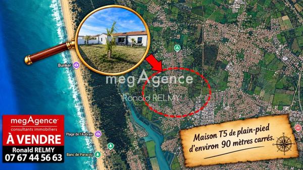 Maison à OLONNE-SUR-MER, 85340 - 5 pièces 88m²