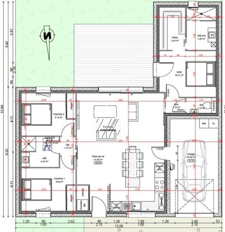 Maison à OLONNE-SUR-MER, 85340 - 5 pièces 88m²