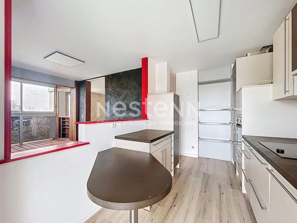 Appartement quartier Village Expo à Saint Herblain - 3 chambres - Dernier étage