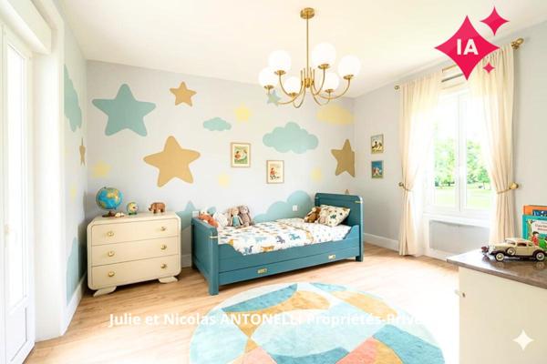 La FOUILLOUSE 42480  Maison des années 30, 4 chambres, garage, sur 900m² de terrain