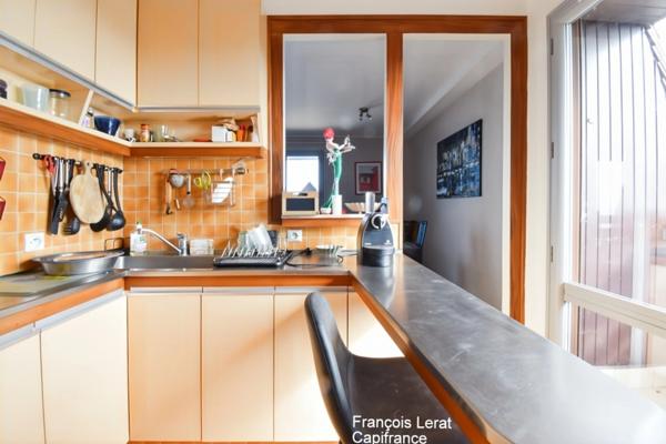 Grand appartement à vendre 2/3 pièces CABOURG (14)- 54,21 m2 - Dernier étage - 1 grand box - vue mer - 422 000 € honoraires d'agence inclus