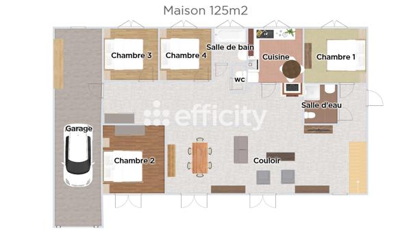 Maison
         6 pièces
        - 125 m² Exclusivité 250 000 € *