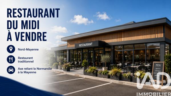 Restaurant à vendre 270 m² Ambrières-les-Vallées
