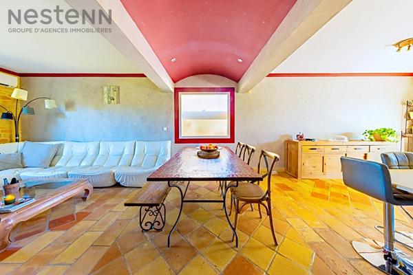 Duplex de charme avec terrasse, jardin et vue