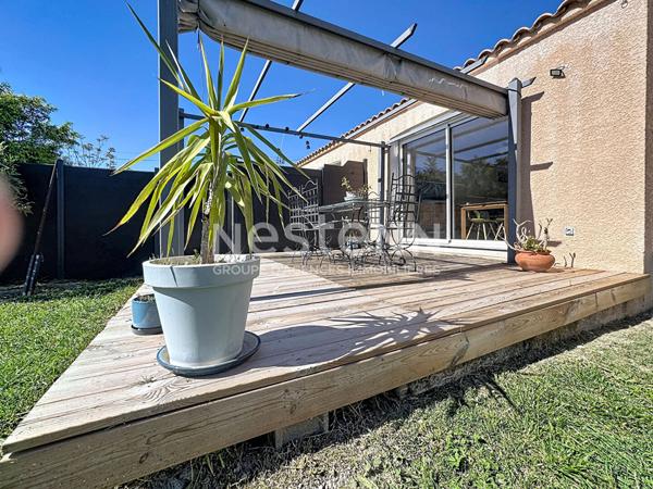 Maison de plain-pied Cuxac D Aude 3 pièce(s) 2 Chambres 81 m2 secteur calme