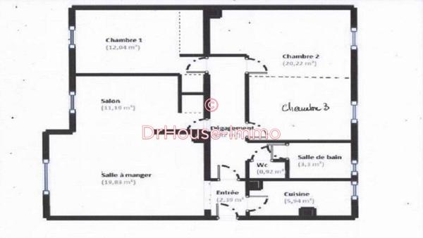 Appartement à vendre 4 pièces de 81 m²