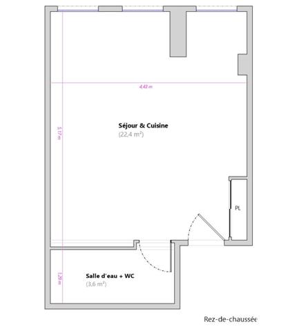Appartement à vendre 1 pièce 26 m² Épinay-sur-Seine