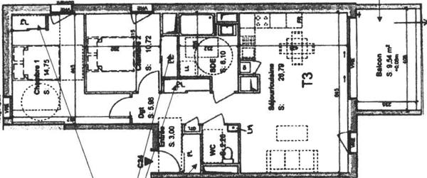 T3 RECENT LA ROCHELLE TERRASSE GARAGE