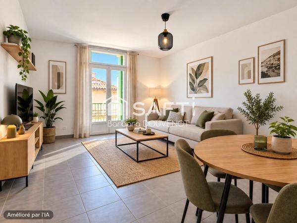 Appartement T3 de 57 m² - Immeuble rénové en 2023 – DPE B – parking privatif – balcon – aucun travaux à prévoir