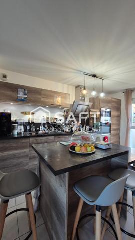 T3 TRAVERSANT -  GARAGE - TERRASSE - CUISINE ÉQUIPÉE