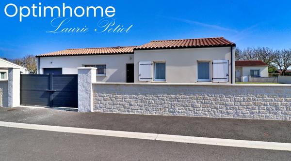 Maison contemporaine 4 pièces 103 m2 Terrain 540m2 à Bougneau (Proximité de Pons)