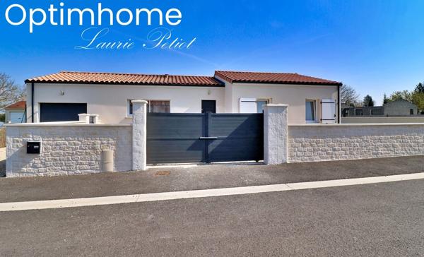 Maison contemporaine 4 pièces 103 m2 Terrain 540m2 à Bougneau (Proximité de Pons)