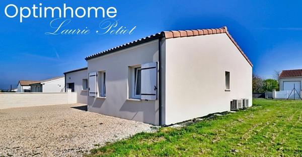 Maison contemporaine 4 pièces 103 m2 Terrain 540m2 à Bougneau (Proximité de Pons)
