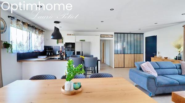 Maison contemporaine 4 pièces 103 m2 Terrain 540m2 à Bougneau (Proximité de Pons)