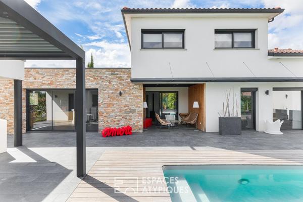 Maison contemporaine d’architecte à Roques sur Garonne