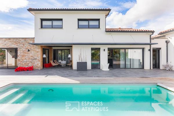 Maison contemporaine d’architecte à Roques sur Garonne
