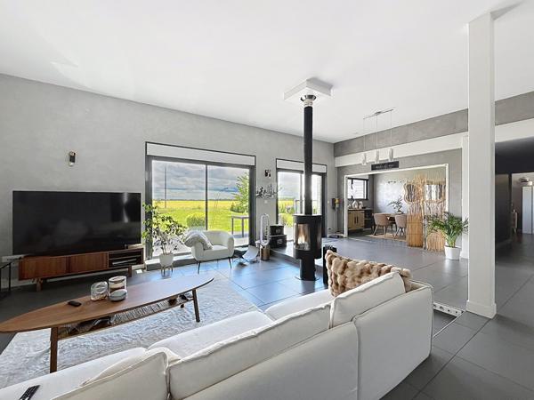 Maison contemporaine de plain pied