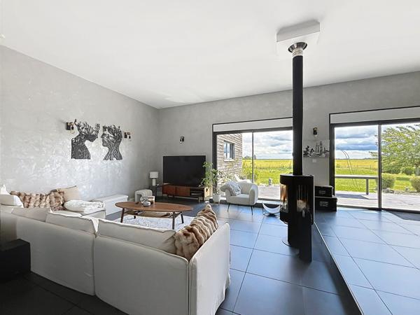 Maison contemporaine de plain pied