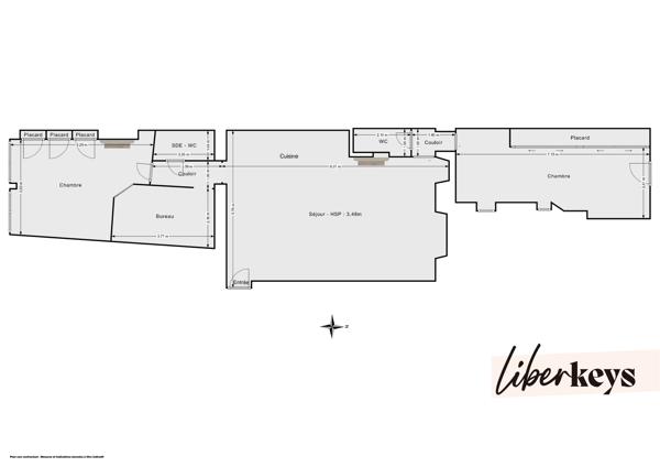 Bel Appartement T3 bis de 90m² - Rue René Leynaud - Pentes de la Croix-Rousse