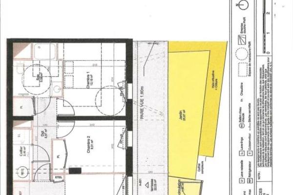 Appartement T3 - 59m² - Nantes la beaujoire