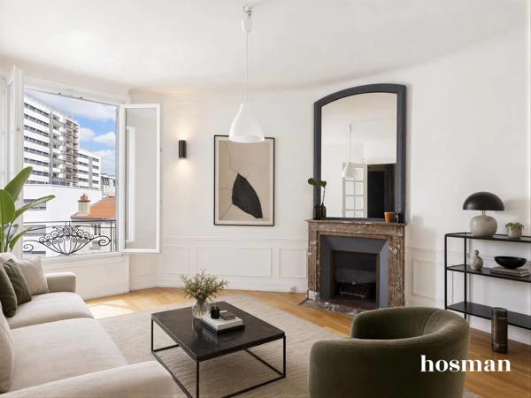 Appartement 2 pièces - 49,5 m² - Rue du Poteau, Paris 18 - Lumineux et traversant