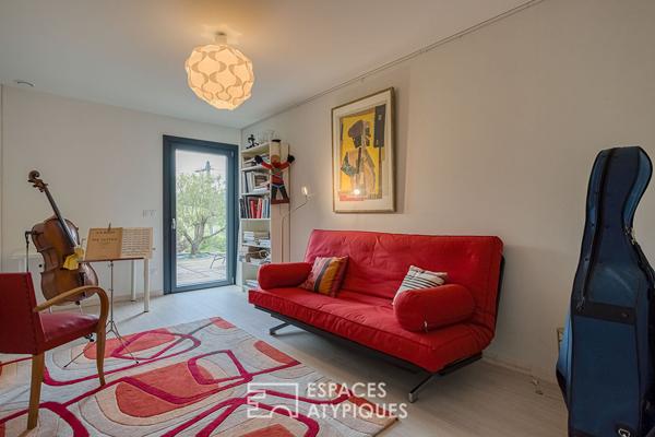 Maison contemporaine avec vue