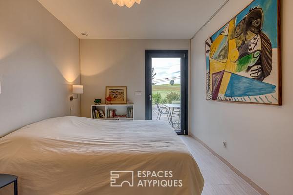 Maison contemporaine avec vue