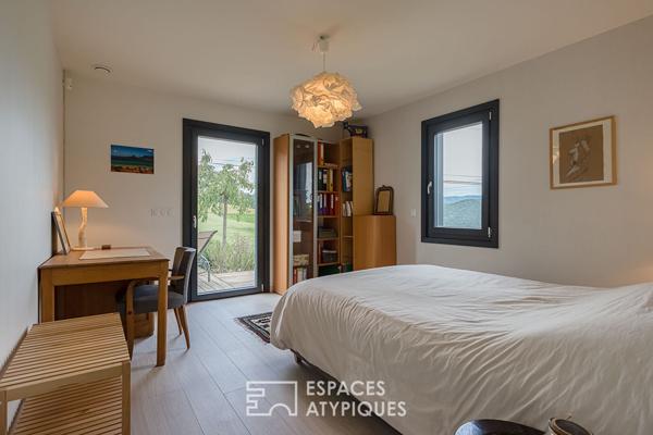 Maison contemporaine avec vue