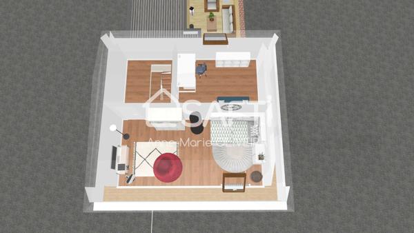 Maison de 7 pièces avec 5 chambres, cour , garage avec atelier, jardin proche commodités + projet d'embelissement réalisé par agence.