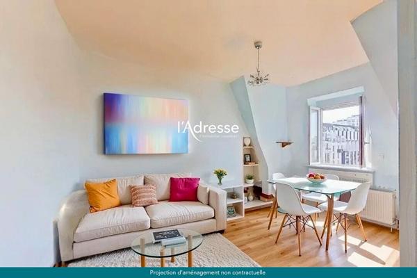 Studio ensoleillé en dernier étage sans vis-à-vis - Rue Cambronne (Paris 15e)