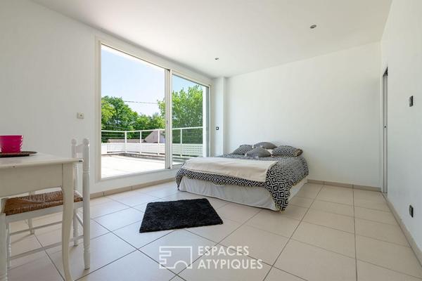 Vue, lumière, horizon : villa contemporaine d’exception aux portes de Périgueux