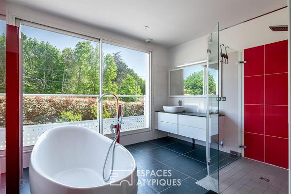 Vue, lumière, horizon : villa contemporaine d’exception aux portes de Périgueux