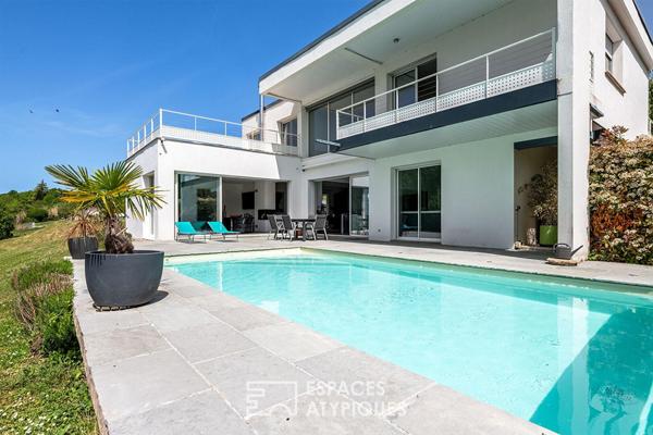 Vue, lumière, horizon : villa contemporaine d’exception aux portes de Périgueux