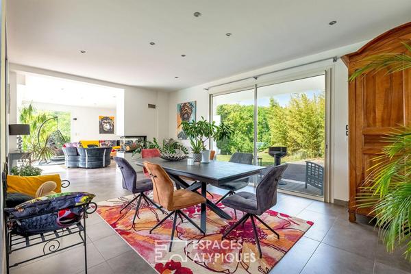 Vue, lumière, horizon : villa contemporaine d’exception aux portes de Périgueux