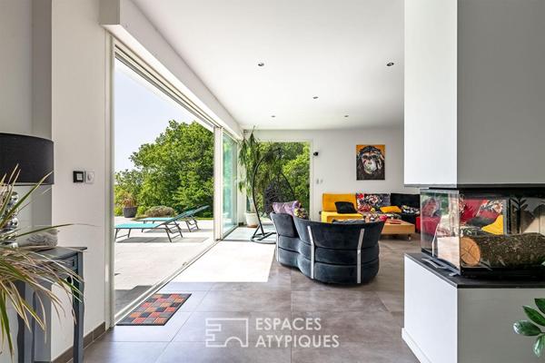 Vue, lumière, horizon : villa contemporaine d’exception aux portes de Périgueux