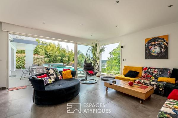 Vue, lumière, horizon : villa contemporaine d’exception aux portes de Périgueux