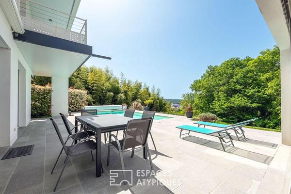 Vue, lumière, horizon : villa contemporaine d’exception aux portes de Périgueux