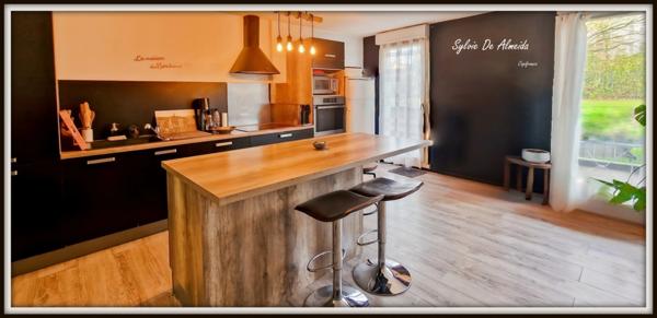 Appartement à vendre 75 m², rez de jardin, rénové calme sécurisé, 3 pièces MACON (71)terrasse 24m²