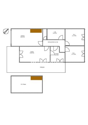 Maison 4 pièces - 75 m²