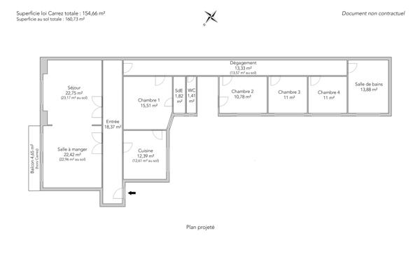 Appartement Paris 17 e - COURCELLES / WAGRAM