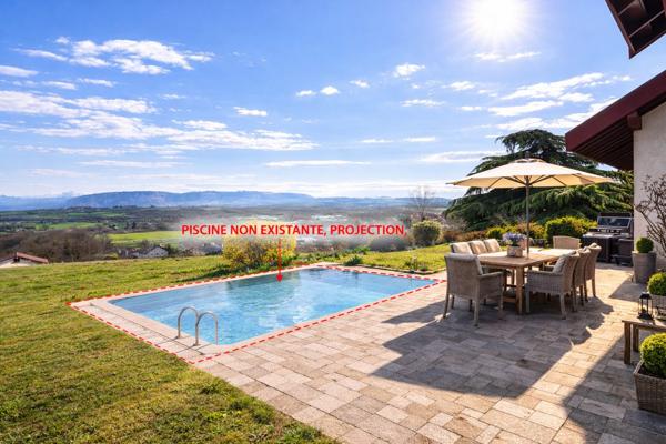 Villa 7pièces -200m² - vue panoramique, garage double, sous-sol + cave