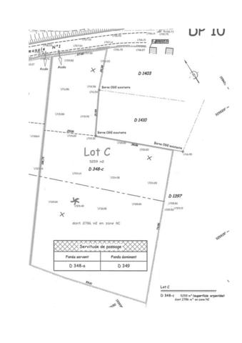 La Condamine-Châtelard (04530) Terrain 5259 m2