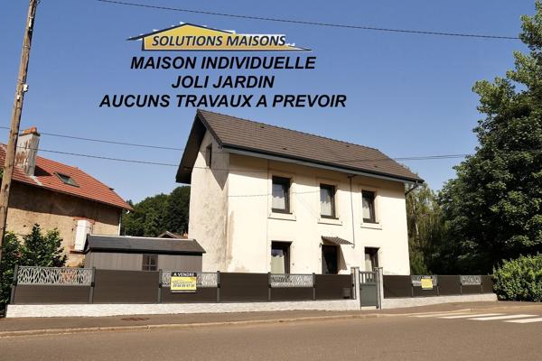 CHARMANTE MAISON INDIVIDUELLE SUR 4,10 ARES DE TERRAIN 89 900 €
