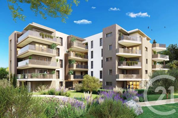 Appartement F2 à vendre  2 pièces - 41,40 m 2   ANTIBES  - 06