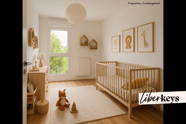 Appartement 3 pièces avec terrasse – Betton, aux portes de Rennes