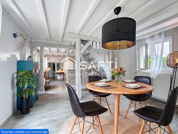 Belle longère familiale de 147m² environ située dans un environnement naturel et calme