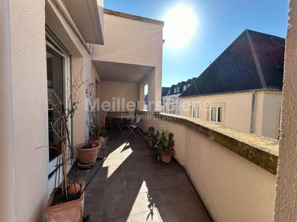 Metz centre appartement T5 avec terrasse et garage