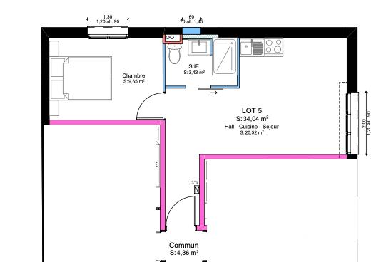 Appartement à vendre 2 pièces 34 m² Saint-Gilles-Croix-de-Vie
