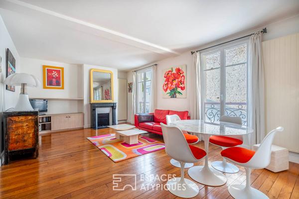 Duplex de charme en dernier étage à Saint-Mandé